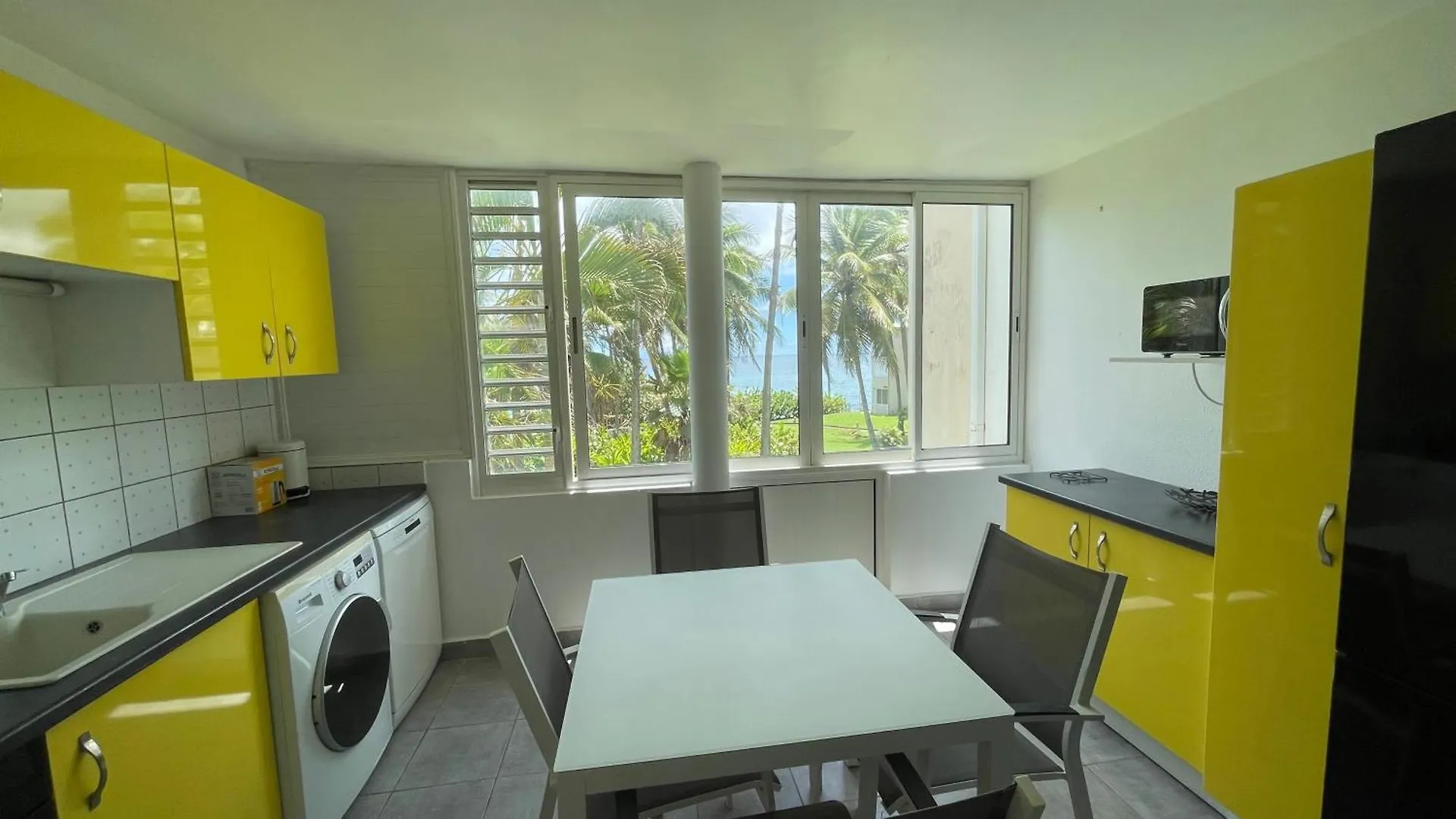 아파트 Studio Le Frangipanier Au Gosier Avec Plage - Location Prestige Caraibes 르 고지에